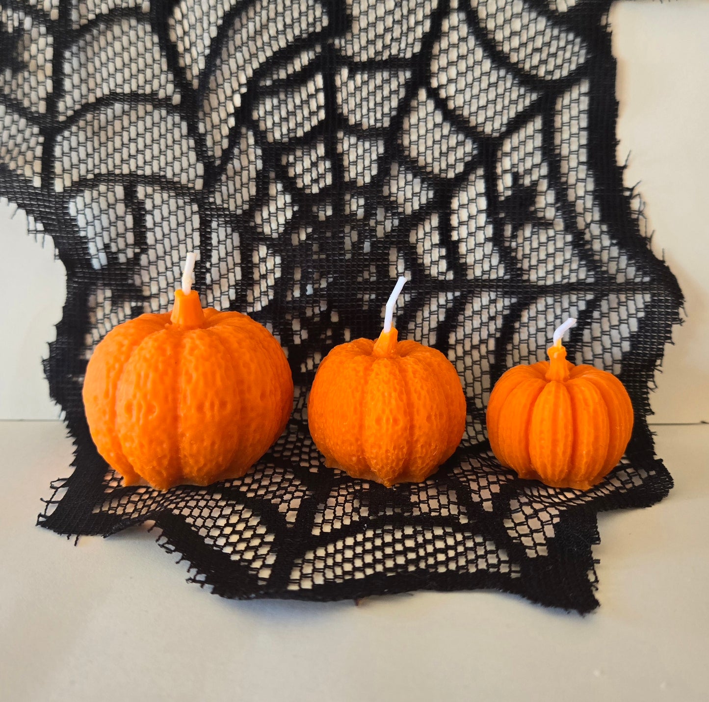 Orange Pumpkin Candles - Unscented