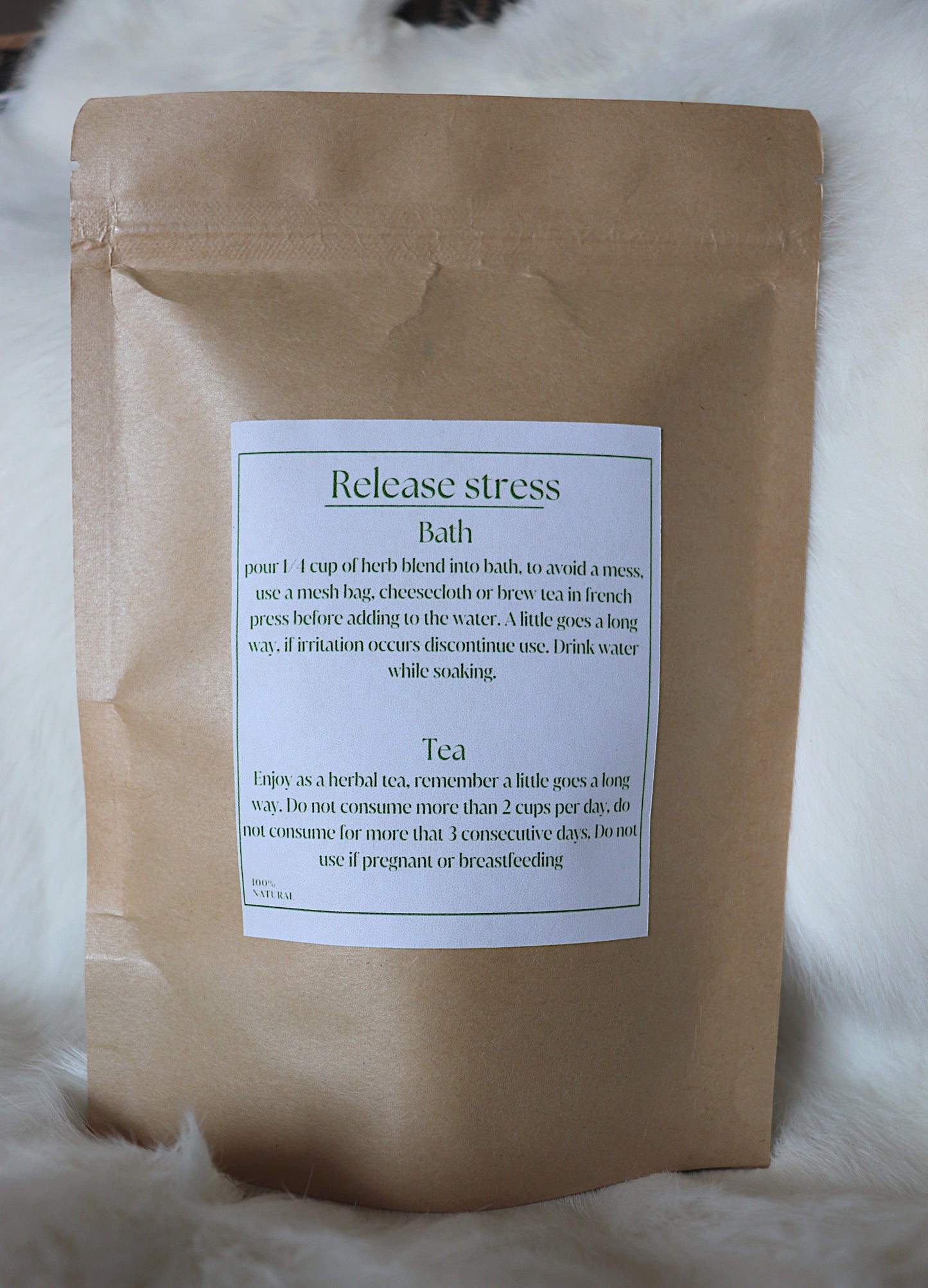 Release Stress- Herbal Tea & Bath