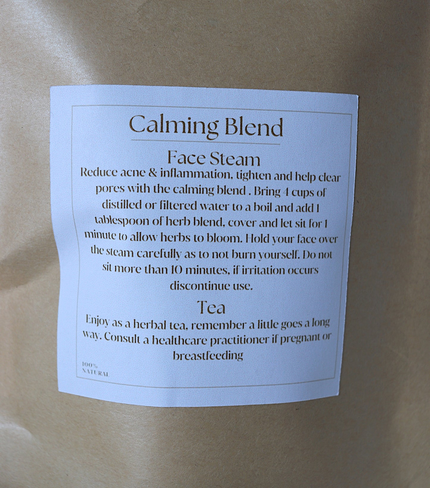 Calming Blend- Face steam & Tea